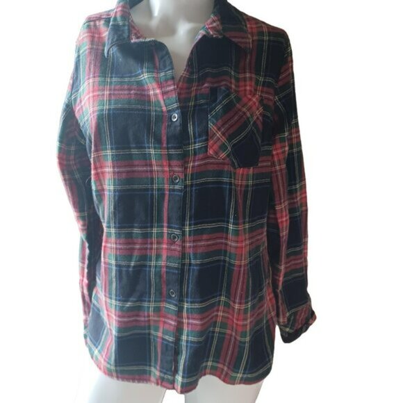 Lee Riders L Cotton western shirt plaid L - Picture 2 of 3
